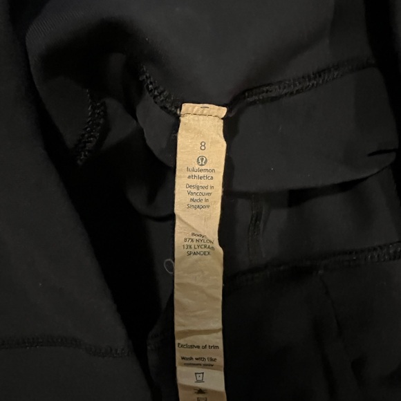 Lululemon Skinny Will Pant , size 8, 28” Inkwell - Picture 5 of 5
